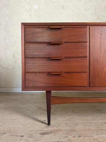 Image 1 of Enfilade scandinave vintage en Teck, 1960s