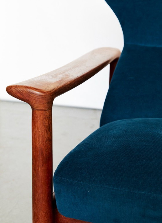 Image 1 of Rock Royal fauteuil met voetenbankje van Sven Ivar Dysthe voor Arnestad Bruk