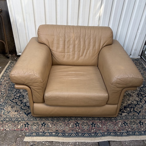 Midcentury De Sede Armchair – fauteuils, Leather
