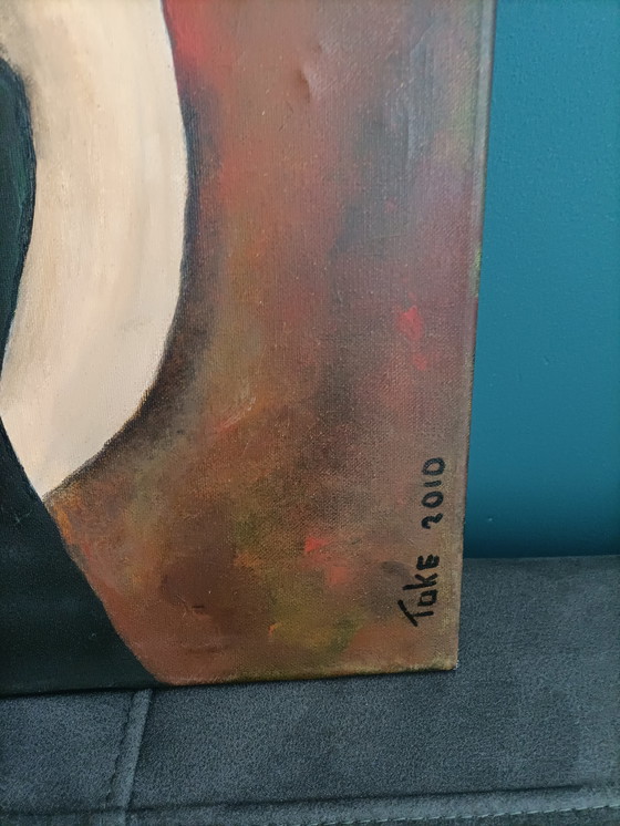 Image 1 of arte expresionista moderno ingenuo.firmado Tuke
