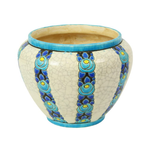 Pot de fleurs Vase Charles Catteau Boch