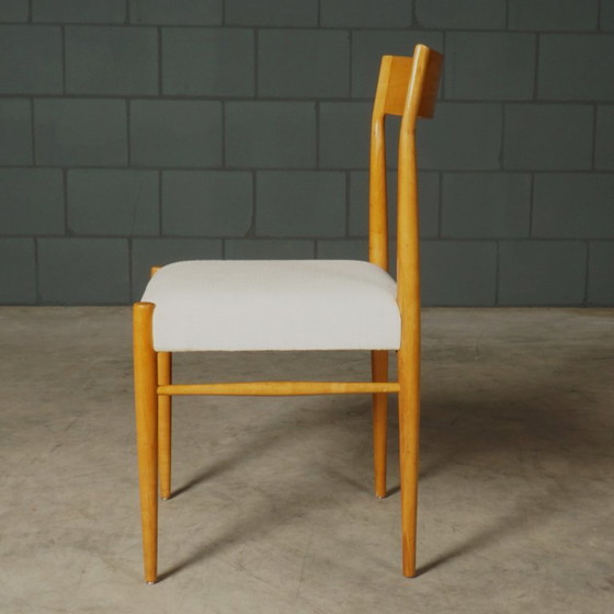 Set Vintage Eetkamerstoelen – Scandinavië – Jaren 60 – Textile (photo 7 of 13)