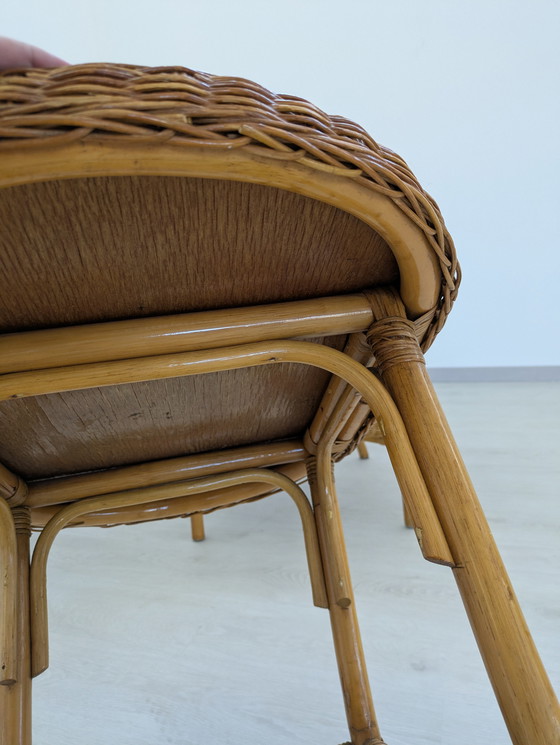 Image 1 of Outdoor Wicker Lounge - Vintage