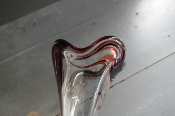 Image 1 of Vintage Splash vase Nanninga Glass Factory