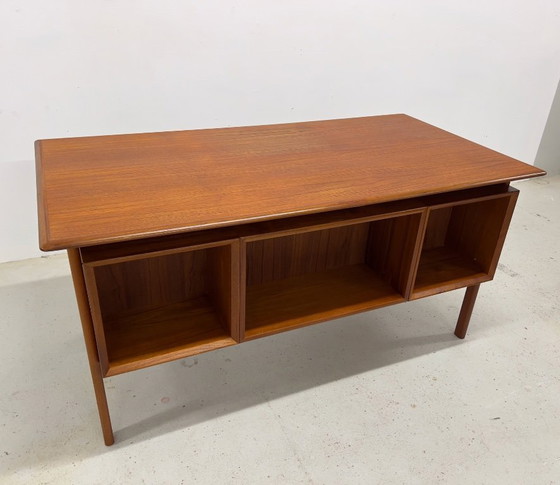 Image 1 of Teak Executive Desk By Arne Vodder For Brouer, 1960s