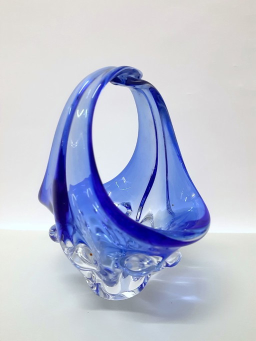 Basket designed by Vladislav Paleček / Skrdlovice glasswork