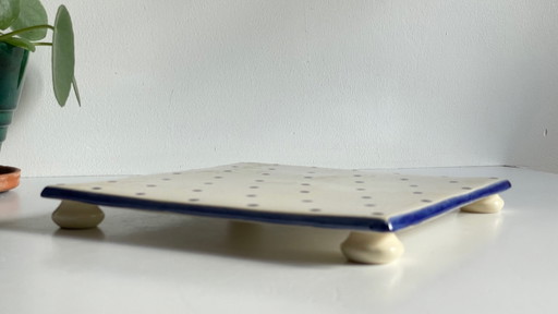 Ceramic Coaster with Dots St Clément VINTAGE