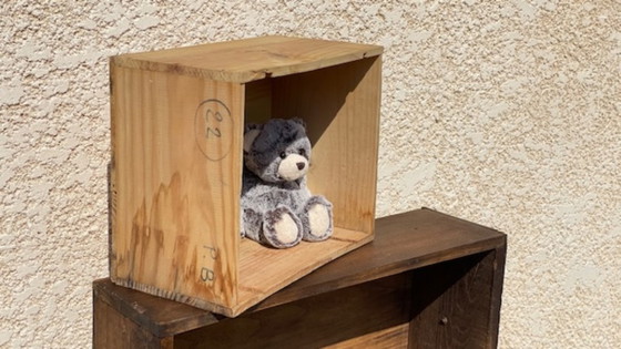 Scaffale Vintage con Cassetti in Rovere Massiccio – Credenze, Wood (photo 7 of 30)