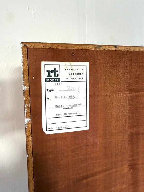 Vintage Teak Display Cabinet, Heinrich Riestenpatt ‘60, Glass, Wood, Brown (photo 11 of 14)
