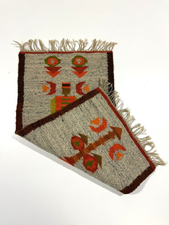 Wool Kelim Wall Hanging Poland 1970s – Wall decoration (photo 5 of 5)