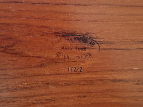 Image 1 of Karl Holmberg AB Zweden - Teak houten dienblad - 50s