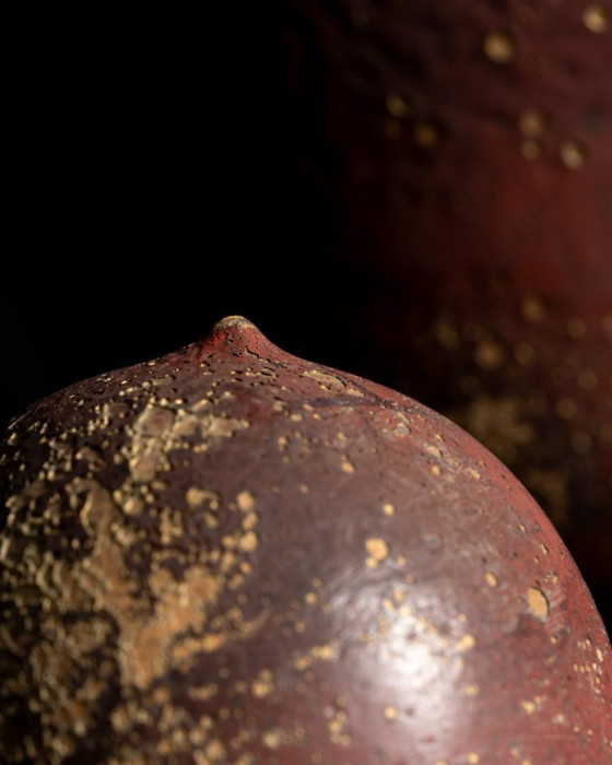 Image 1 of Keramische vaas en doos met deksel – Studio Keramist Artist, Duitsland, 2010