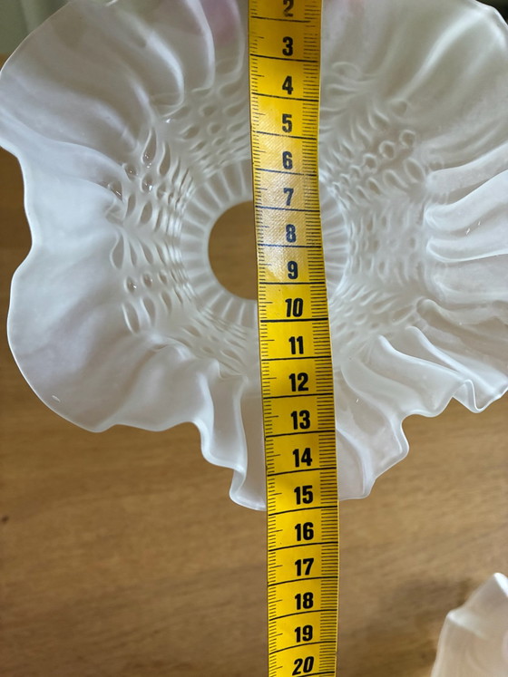 2 Lampenschirme aus mattiertem Glas für Pendelleuchten (photo 11 of 11)