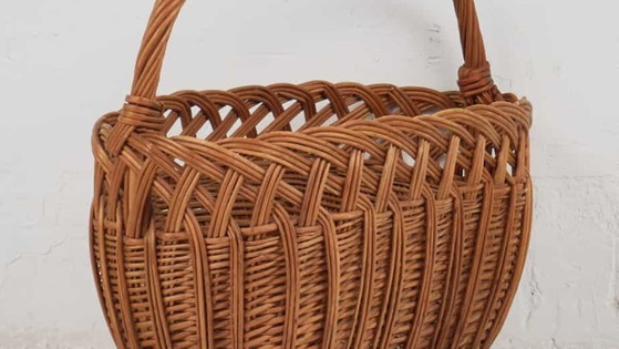 Dekorativer antiker Weidenkorb (ca. 1930) #4 – Dekorative Objekte, Wicker (photo 3 of 9)