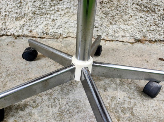 Image 1 of Mid-Century Modern Egg Swivel Chair Stol Kamnik Vintage Gray Office Chair