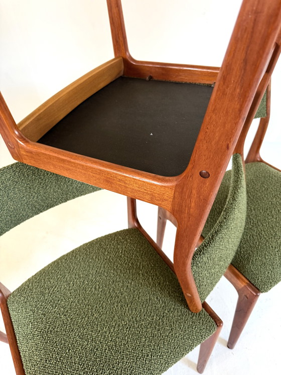 Image 1 of 6x gerestaureerde eetkamerstoel, Johannes Andersen ‘60