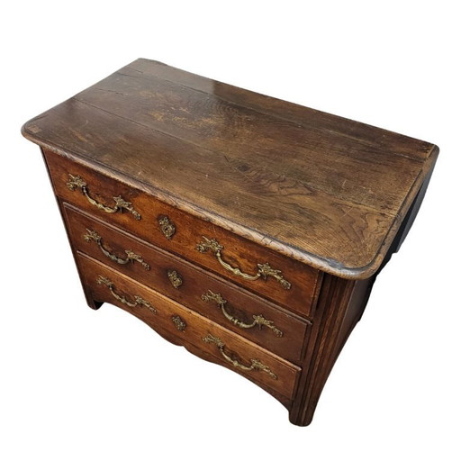 Cassettiera parigina, rovere francese, Luigi XV, circa 1780 – Francia