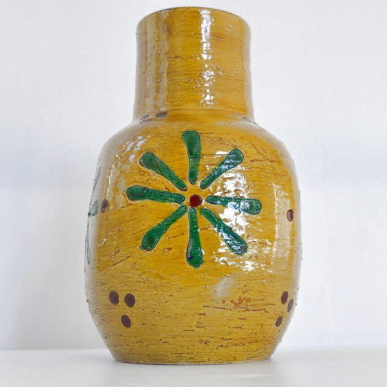 Image 1 of Vintage Italian vase, 1950s, ceramic by Aldo Londo for Bitossi, 1950s