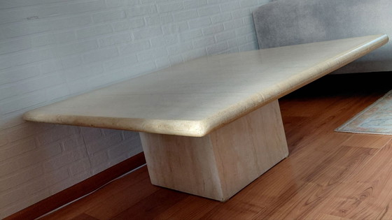 Travertine Coffee Table (photo 4 of 5)