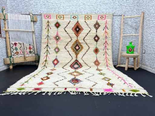 Handgemaakt Beni Ourain-tapijt 400x300cm: Marokkaans Berbers – vloerkleden en tapijten, Wool (photo 2 of 10)