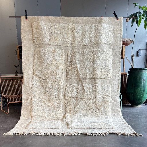 TAPIS moderne 200x300 cm, Tapis Beni Ourain, Tapis marocain en laine de haute qualité