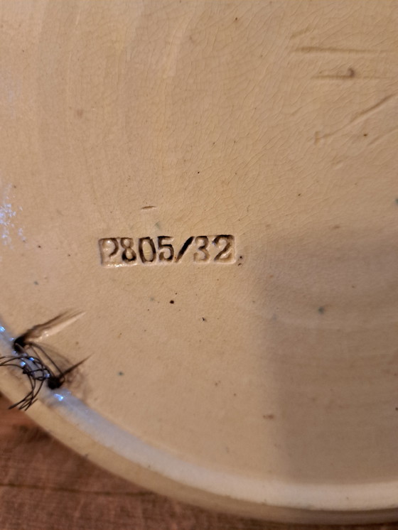 Image 1 of 1 Ceramica fiamminga XXL Diametro 32,5 cm In perfette condizioni d'epoca