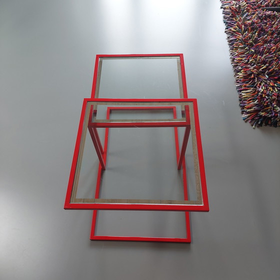 Image 1 of Set of 2 80s side tables