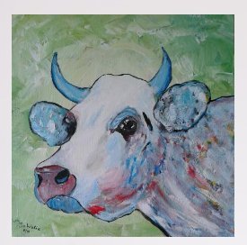 Image 1 of Peinture abstraite vache (3)