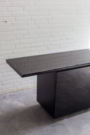Sheraton Sideboard by Giotto Stoppino for Acerbis in laquered black, Italy, 1970s