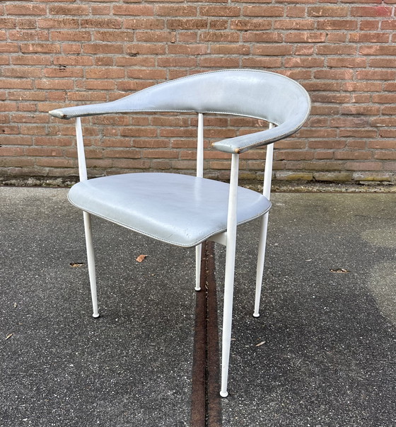 Image 1 of 4x Fasem P40 design eetkamerstoelen 