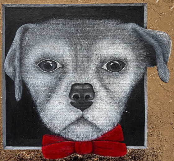 Little Portrait, Big Personality – Paintings & Drawings, Canvas (photo 5 of 5)