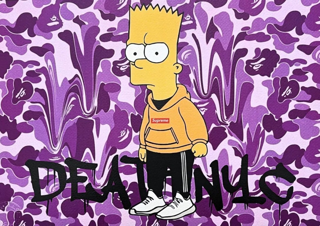 Death NYC - Bart Simpson - limited edition with certificate | €405
