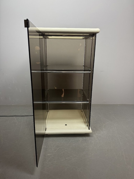 Image 1 of Mid-Century Italian Design 'Bogo' Vetrinetta Showcase Cabinet Designed by Carlo Bartoli for Rossi di Albizzate, Italy 1970s. 