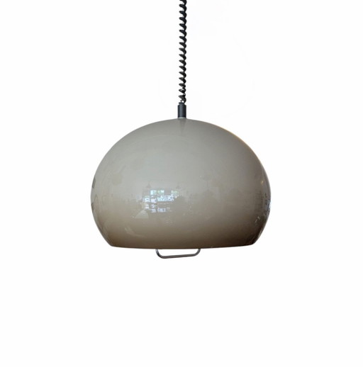 Vintage (Dijkstra?) mushroom hanging lamp/pendant pull lamp