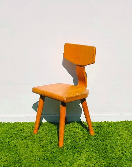 Image 1 of Schilte  Kinderstoel. 60s Vintage