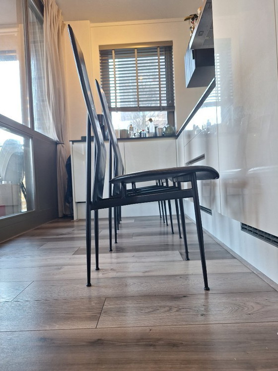 Image 1 of 4x Sedie Design Fasem S44 - Giancarlo Vegni