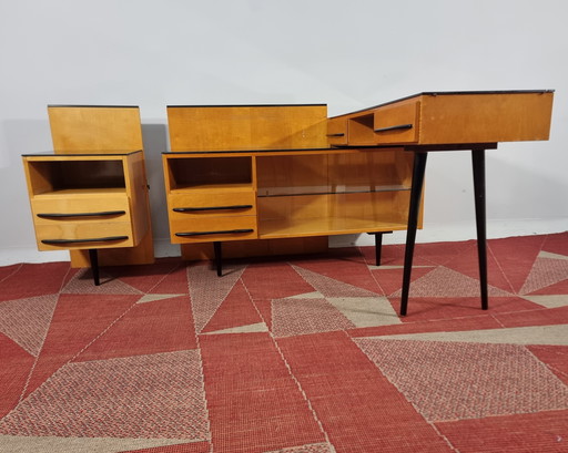 Desk by Mojmir Pozar for Up Závody, 1960s, Set of 2