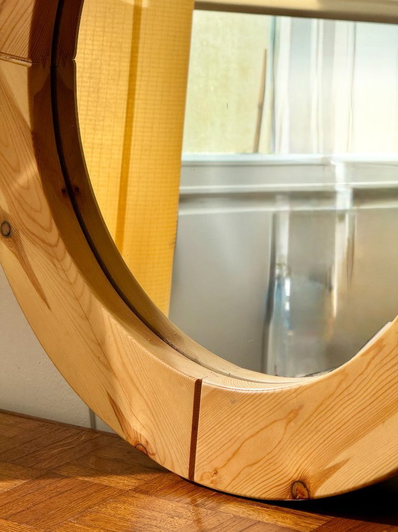 Espejo redondo de madera natural – Glass, Wood (photo 3 of 8)