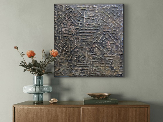 Image 1 of The Mysterious Maze – Uniek Schilderij / Wandobject