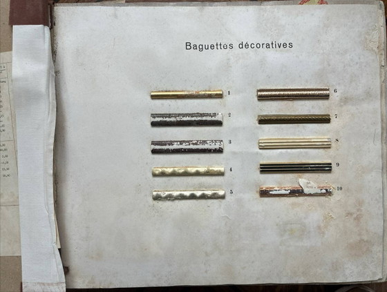 Professioneel album met muurstalen en kleurenkaarten – Inaltera – Troyes, jaren 60 – Decoratieve objecten (photo 3 of 7)