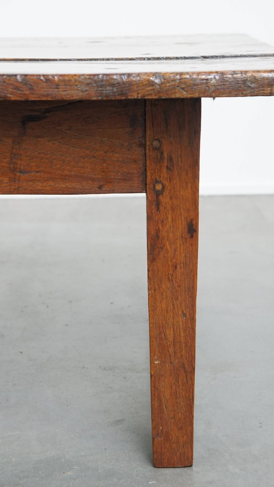 Image 1 of Großer antiker Couchtisch aus Kastanienholz aus dem frühen 19.