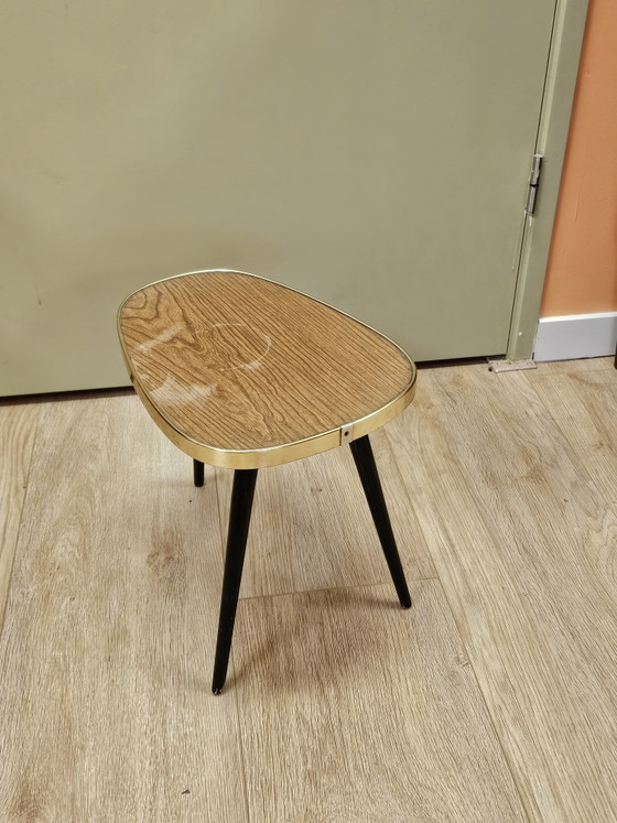 Table d'appoint vintage en forme de haricot, table pour plantes, petite table, table de chevet (photo 4 of 7)