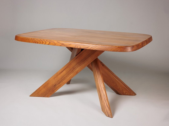 Image 1 of Dining table T35b by Pierre Chapo