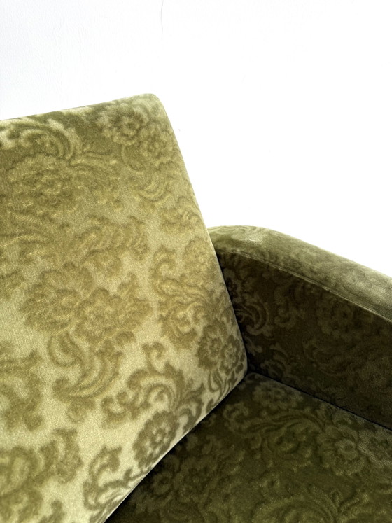 Set of 2 Vintage Armchairs, 1960s – Wood, Textile (photo 8 of 13)