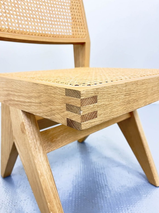 Image 1 of Capitol Complex Track, Cassina, Pierre Jeanneret fauteuil, hout, rotan