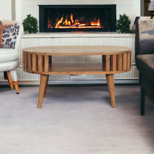 Ariella Coffee Table in solid mango wood