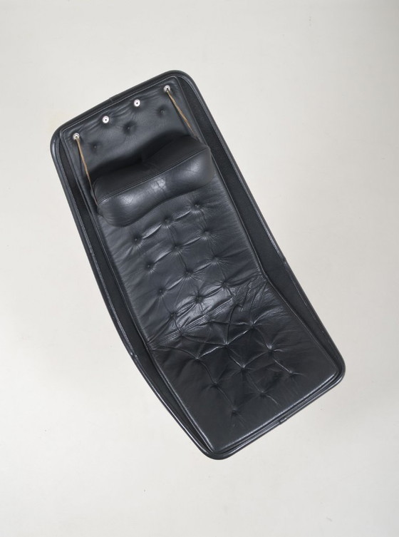 Image 1 of Swedish Jetson 66 armchair in leather by Bruno Mathsson for Dux