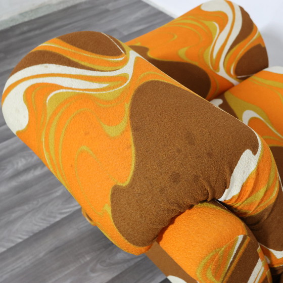 Image 1 of Guarnacci Padovano Vagnoni Paar 1-zits fauteuils Mod. Ionica-ontwerp jaren 70