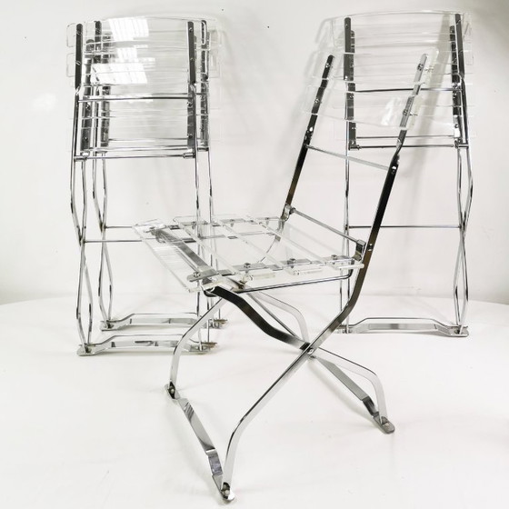 Image 1 of Set di sedie pieghevoli di design, Maison & Jardin Paris, anni '70