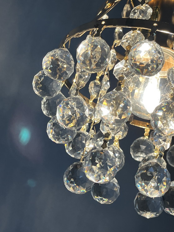 Image 1 of Set di 2 lampade a sospensione in cristallo Swarovski